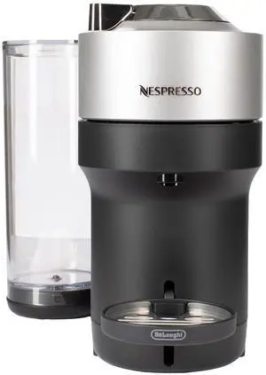 Nespresso Vertuo Pop+ Deluxe by De'Longhi with Aeroccino, Silver
