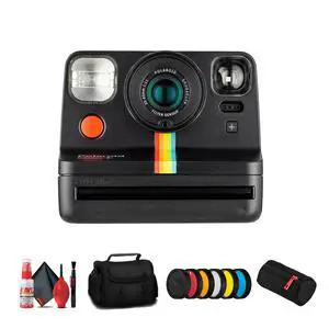 Polaroid Now+ i-Type Instant Camera (Black) Bundle