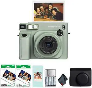 Fujifilm INSTAX Wide 400 Camera -Sage Green, Pack of 2 Fujifilm instax Wide Film Fujifilm INSTAX Wide 400 Camera -Sage Green, Pack of 2 Fujifilm instax Wide Film