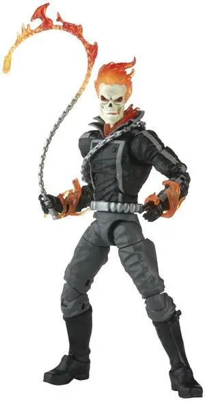 Marvel Legends Series Comics Ghost Rider 6-inch Action Figure Toy, 6 Accessories