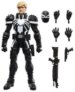 Marvel Legends Series Agent Venom (Flash Thompson), Retro Comics Collectible 6-Inch Scale Action Figure