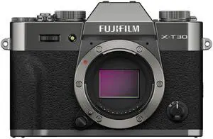 FUJIFILM X-T30 III Mirrorless Camera Body, Charcoal Silver
