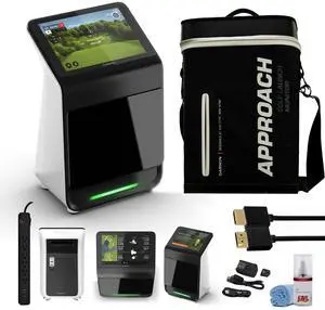 Garmin Approach R50 Premium Golf Launch Monitor and Simulator Bundle
