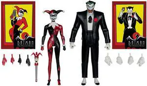 McFarlane Toys - Batman: The Animated Series Harley Quinn and The Joker (Mad Love 2 Pack) 6in Action Figures Gold Label