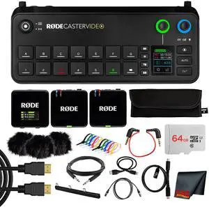RODE RODECaster Video All-in-One Production Console| Integrated Audio & Video Mixer + More