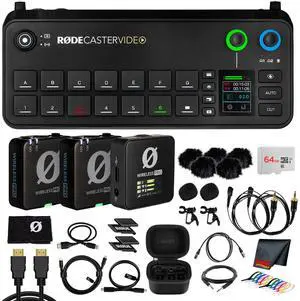 RODE RODECaster Video All-in-One Production Console| Integrated Audio & Video Mixer + More