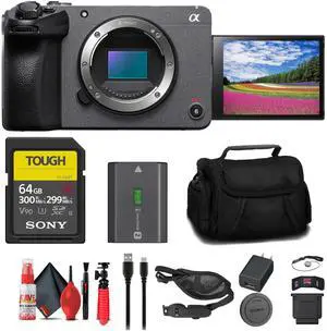 Sony FX30 Digital Cinema Camera + 64GB SF-G Tough Card + Bag + Flex Tripod + More Sony FX30 Digital Cinema Camera + 64GB SF-G Tough Card + Bag + Flex Tripod + More