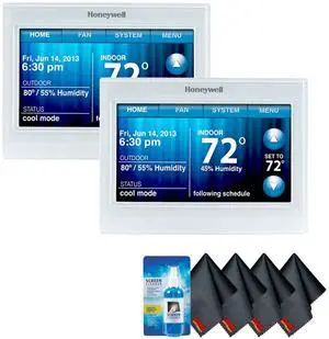 Honeywell TH9320WF5003/U Wi-Fi 9000 Color Touchscreen Thermostat Bundle 2 Honeywell TH9320WF5003/U Wi-Fi 9000 Color Touchscreen Thermostat Bundle 2