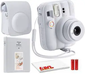 FUJIFILM INSTAX MINI 13 Instant Film Camera (Clay White) + Photo Album + More FUJIFILM INSTAX MINI 13 Instant Film Camera (Clay White) + Photo Album + More