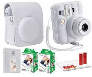 FUJIFILM INSTAX MINI 13 Instant Film Camera (Clay White) + INSTAX MINI Film + More FUJIFILM INSTAX MINI 13 Instant Film Camera (Clay White) + INSTAX MINI Film + More