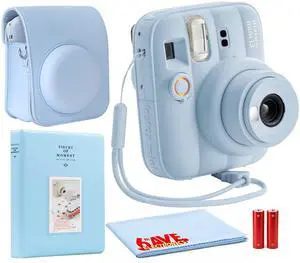 FUJIFILM INSTAX MINI 13 Instant Film Camera (Frost Blue) + Cleaning Cloth + More FUJIFILM INSTAX MINI 13 Instant Film Camera (Frost Blue) + Cleaning Cloth + More