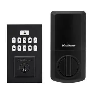 Kwikset SmartCode 260 Keyless Entry Electronic Keypad Deadbolt Door Lock with Auto-Lock, Custom User Codes, Advanced Security in Matte Black Contemporary Kwikset SmartCode 260 Keyless Entry Electronic Keypad Deadbolt Door Lock with Auto-Lock, Custom User Codes, Advanced Security in Matte Black Contemporary
