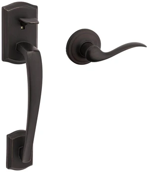 CP815PTHXTNL-11P Clear Pack Prescott Passage Handleset with Tustin Lever Trim with No Deadbolt with RCAL Latch and RCS Strike Venetian Bronze Finish CP815PTHXTNL-11P Clear Pack Prescott Passage Handleset with Tustin Lever Trim with No Deadbolt with RCAL Latch and RCS Strike Venetian Bronze Finish