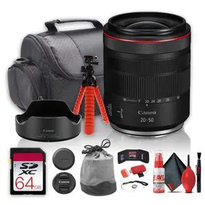 Canon RF 20-50mm f/4 L IS USM PZ Lens + 64GB Card Bundle Canon RF 20-50mm f/4 L IS USM PZ Lens + 64GB Card Bundle