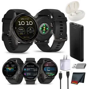 Garmin D2 Air X15 Aviator Smartwatch - Slate with Black Bundle Garmin D2 Air X15 Aviator Smartwatch - Slate with Black Bundle