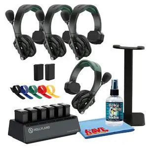 Hollyland Solidcom SE PRO 4-User Wireless Intercom Headset Bundle Hollyland Solidcom SE PRO 4-User Wireless Intercom Headset Bundle