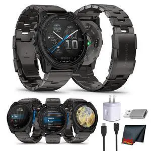 Garmin D2 Mach 2 Aviator Smartwatch - 51 mm - Carbon Grey with Titanium Garmin D2 Mach 2 Aviator Smartwatch - 51 mm - Carbon Grey with Titanium
