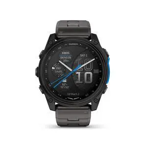 Garmin D2 Mach 2, 51mm Touchscreen Aviator Smartwatch with GPS Moving Map, Aviation Weather, Health and Wellness Features, Flashlight, and More Carbon Gray DLC Titanium with Vented Bracelet Garmin D2 Mach 2, 51mm Touchscreen Aviator Smartwatch with GPS Moving Map, Aviation Weather, Health and Wellness Features, Flashlight, and More Carbon Gray DLC Titanium with Vented Bracelet