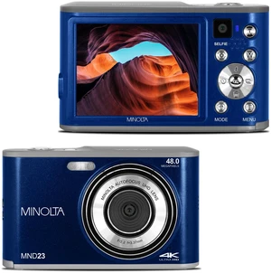 MND23 4K Selfie Digital Camera - Blue Capture sharp photos and video with intuitive controls for travel, family and everyday moments MND23 4K Selfie Digital Camera - Blue Capture sharp photos and video with intuitive controls for travel, family and everyday moments