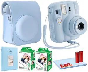 FUJIFILM INSTAX MINI 13 Instant Film Camera (Frost Blue) + INSTAX MINI Film + More FUJIFILM INSTAX MINI 13 Instant Film Camera (Frost Blue) + INSTAX MINI Film + More