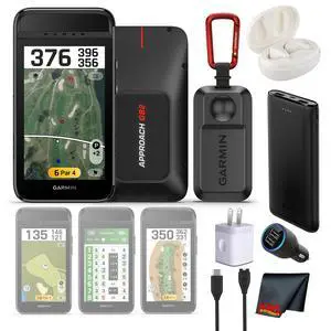 Garmin Approach G82 Launch Monitor and Premium GPS Golf Handheld Bundle Garmin Approach G82 Launch Monitor and Premium GPS Golf Handheld Bundle