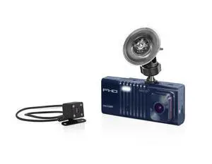 Minolta Dash Camera - 3-Channel 1080P Car DVR with Rear & Interior Cam, Night Vision, 3.0 LCD Screen, G-Sensor, Loop Recording, Parking Monitor, Motion Detection, 32GB Card (Blue) Minolta Dash Camera - 3-Channel 1080P Car DVR with Rear & Interior Cam, Night Vision, 3.0 LCD Screen, G-Sensor, Loop Recording, Parking Monitor, Motion Detection, 32GB Card (Blue)