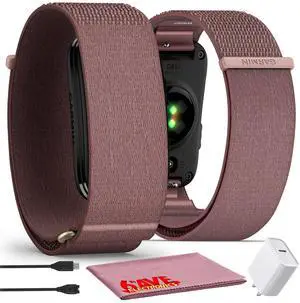 Garmin CIRQA Activity And Fitness Tracker Smart Band Mauve (L-XL) Bundle Kit Garmin CIRQA Activity And Fitness Tracker Smart Band Mauve (L-XL) Bundle Kit