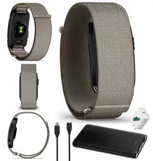 Garmin CIRQA Smart Band Activity & Fitness Tracker French Gray (S-M) Kit Garmin CIRQA Smart Band Activity & Fitness Tracker French Gray (S-M) Kit