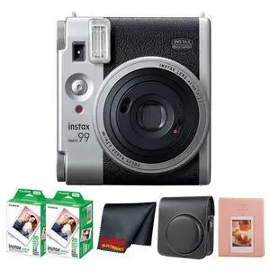 Fujifilm Instax Mini 99 Instant Film Camera Silver + 40 Sheets, Case Bundle Fujifilm Instax Mini 99 Instant Film Camera Silver + 40 Sheets, Case Bundle