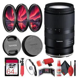 Tamron 17-70mm f/2.8 Di III-A VC RXD Lens for Nikon Z Mount Value Bundle Tamron 17-70mm f/2.8 Di III-A VC RXD Lens for Nikon Z Mount Value Bundle