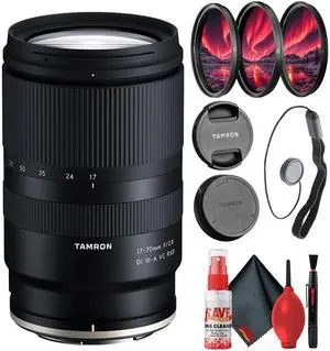 Tamron 17-70mm f/2.8 Di III-A VC RXD Lens for Nikon Z Mount Pro Bundle Tamron 17-70mm f/2.8 Di III-A VC RXD Lens for Nikon Z Mount Pro Bundle