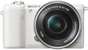 Sony a5100 16-50mm Mirrorless Digital Camera with 3-Inch Flip Up LCD (White) Sony a5100 16-50mm Mirrorless Digital Camera with 3-Inch Flip Up LCD (White)
