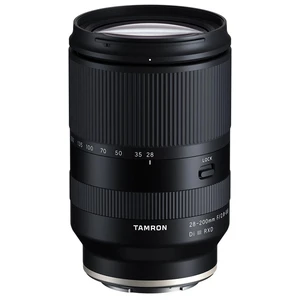 Tamron 28-200 F/2.8-5.6 Di III RXD All-in-One Lens for Sony Mirrorless Full Frame/APS-C E-Mount, Model Number: AFA071S700, Black Tamron 28-200 F/2.8-5.6 Di III RXD All-in-One Lens for Sony Mirrorless Full Frame/APS-C E-Mount, Model Number: AFA071S700, Black