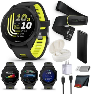 Garmin Forerunner 170 Running GPS Smart watch, Black/Amp Yellow Bundle Garmin Forerunner 170 Running GPS Smart watch, Black/Amp Yellow Bundle