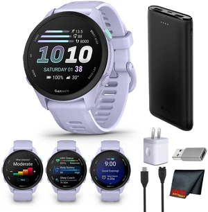 Garmin Forerunner 70 GPS Running Smartwatch (Cool Lavender) Bundle Garmin Forerunner 70 GPS Running Smartwatch (Cool Lavender) Bundle
