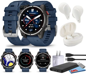 Garmin quatix 8 Pro 47mm Smartwatch Bundle P-Bank + Earbuds Garmin quatix 8 Pro 47mm Smartwatch Bundle P-Bank + Earbuds