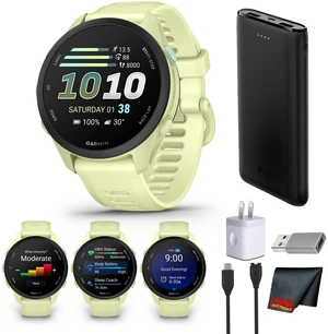 Garmin Forerunner 70 GPS Running Smartwatch (Citron) Bundle Kit Garmin Forerunner 70 GPS Running Smartwatch (Citron) Bundle Kit