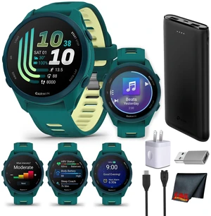 Garmin Forerunner 170 Music GPS Running Smartwatch Green/Cool Lavender Kit Garmin Forerunner 170 Music GPS Running Smartwatch Green/Cool Lavender Kit