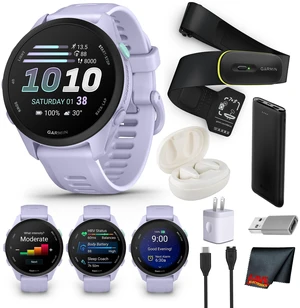 Garmin Forerunner 70 GPS Running Smart watch (Cool Lavender) Bundle Garmin Forerunner 70 GPS Running Smart watch (Cool Lavender) Bundle