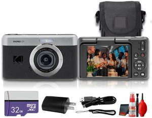 Kodak PIXPRO C1 Digital Camera (Black) 13MP Compact Camera + More Kodak PIXPRO C1 Digital Camera (Black) 13MP Compact Camera + More