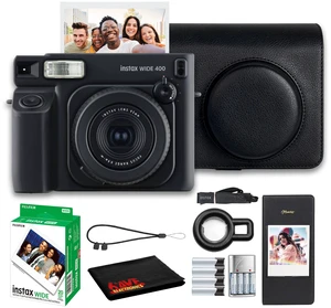 Fujifilm INSTAX Wide 400 Instant Camera -Black, instax Wide Instant Film Fujifilm INSTAX Wide 400 Instant Camera -Black, instax Wide Instant Film