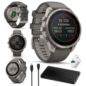 Garmin Fenix 9 Pro inReach Solar 47mm Titanium GPS Smartwatch Gray Band Garmin Fenix 9 Pro inReach Solar 47mm Titanium GPS Smartwatch Gray Band