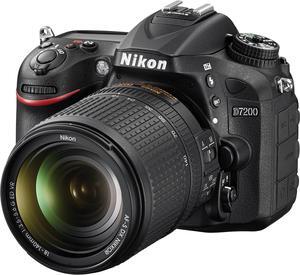 Nikon D7200 DSLR Camera with 18-140mm Lens 1555 (International Model) + EN-EL15 Replacement Li-on Battery + 32GB SDHC Class 10 Memory Card + Wireless Remote + Deluxe Cleaning Kit Bundle