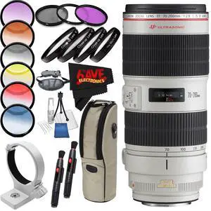 Canon EF 70-200mm f/2.8L is II USM Lens International Version with Seller Warranty Professional Combo