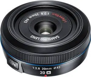 Samsung 20mm f/2.8 Pancake Lens for NX10 / NX100 (Black)