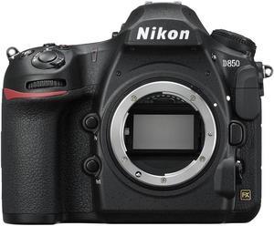 Nikon D850 FX-Format Digital SLR Camera (Body Only) - Bundle with Carrying Case + More - Intl Model