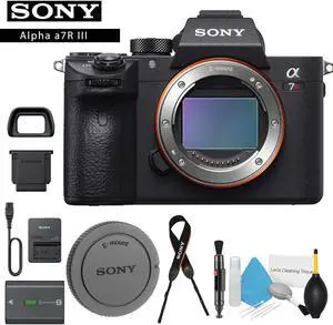 Sony Alpha a7R III Mirrorless Digital Camera (Body Only) Base Accessory Kit