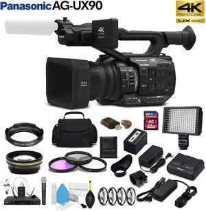 Panasonic 4K/HD Professional Camcorder (PJ) Studio Starter Bundle