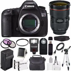 Canon EOS 5DS R DSLR Camera (International Model) (0582C002) + EF 24-70mm f/2.8L II USM Lens Bundle