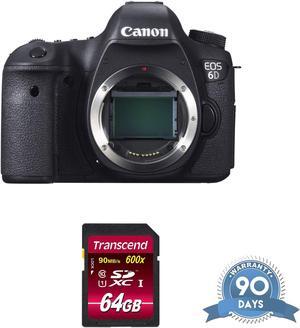 Canon EOS 6D DSLR Camera (Body Only) - with Memory Card